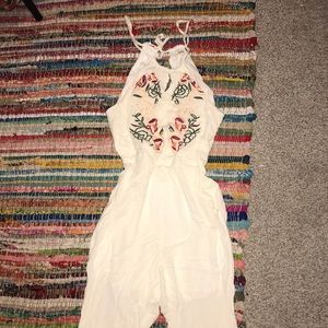 COPY - White floral jumpsuit